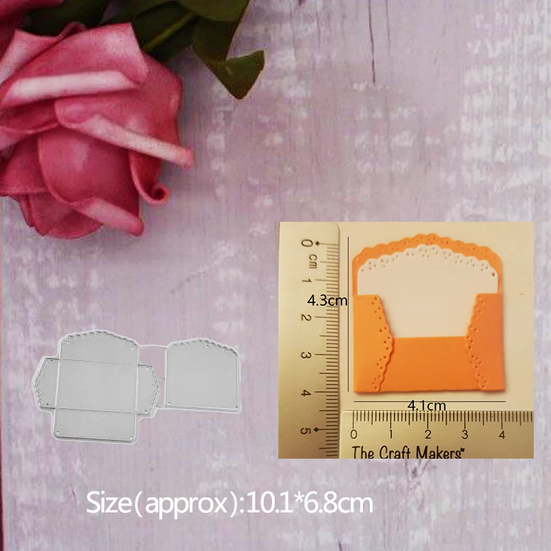

10.1*6.8cm Mail envelope tag bag Metal Cutting Dies for card DIY Scrapbooking Embossing stencil Paper Craft Album template Dies