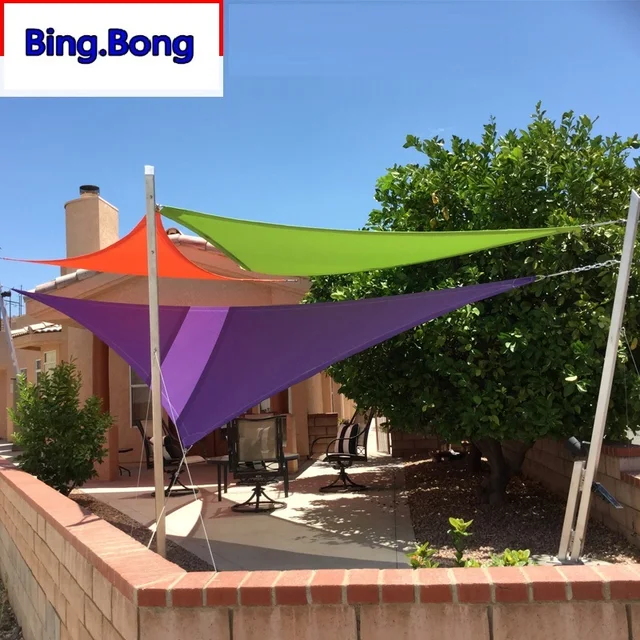 Custom Zon Shade Sail UV PU Waterdichte Doek Vierkante Driehoeken ... Custom Zon Shade Sail UV PU Waterdichte Doek Vierkante Driehoeken ...