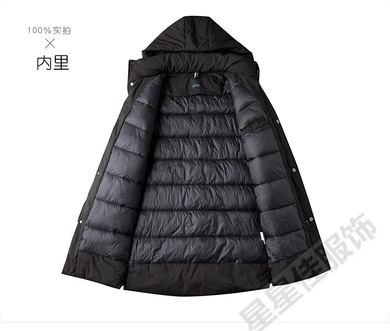 Большие размеры 10XL 8XL 6XL 5XL новая одежда Куртки Бизнес длинное плотное зимнее пальто Мужская однотонная парка модное пальто верхняя одежда