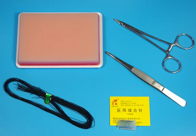 

Basic surgical suture technique training modules,leatheroid