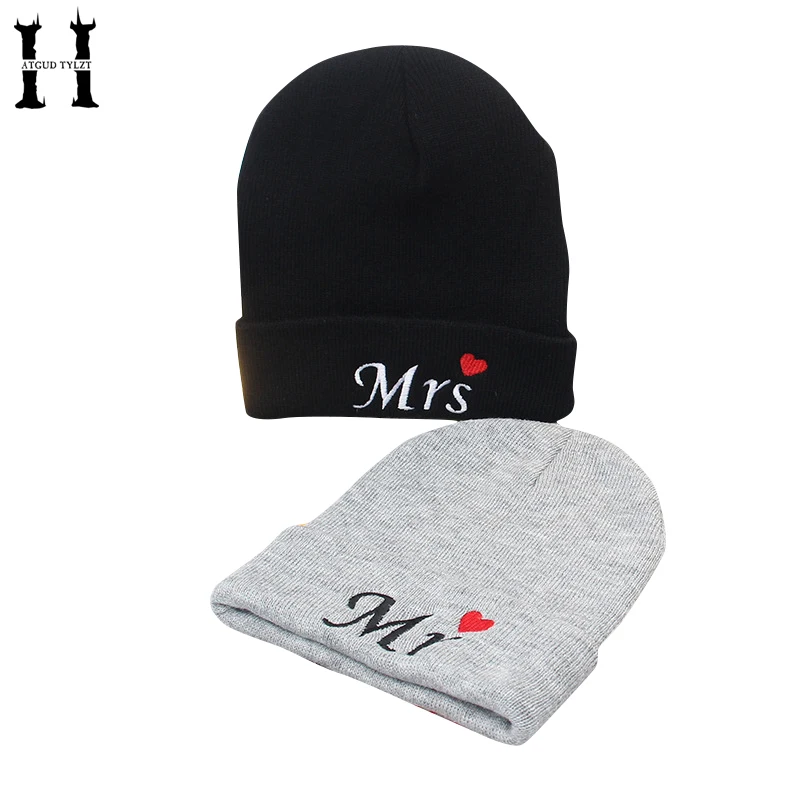 HATGUD TYLZT Brand Sales Factory Price Mr Mrs Print Women Hats Knitting