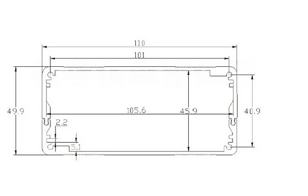 szomk aluminum box for electronic project aluminum extrusion case anodized aluminum enclosure case junction ox extruded aluminum project box (4).jpg