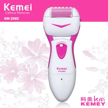 

10pieces,Rechargeable Electric Foot Pedicure Machine Feet Care Tools+ 2 Replacement Heads Dead Skin Callous Remover km-2502