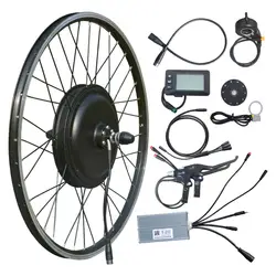 Vtuvia 26 ''дюймовый колесо для электрического велосипеда conversion kit водонепроницаемые 48 V 1000 W сзади бесщеточный двигатель с втулками е велосипед
