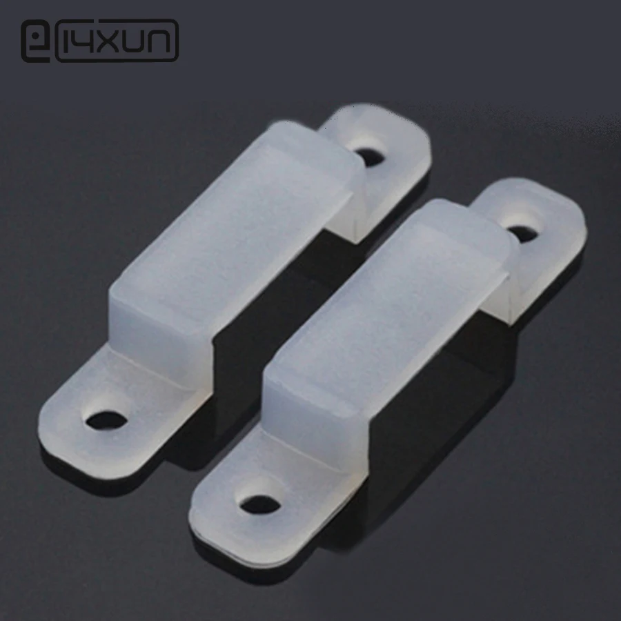 100pcs/lot LED Strip Clip for Fixing Flexible SMD 3528 5050 10mm