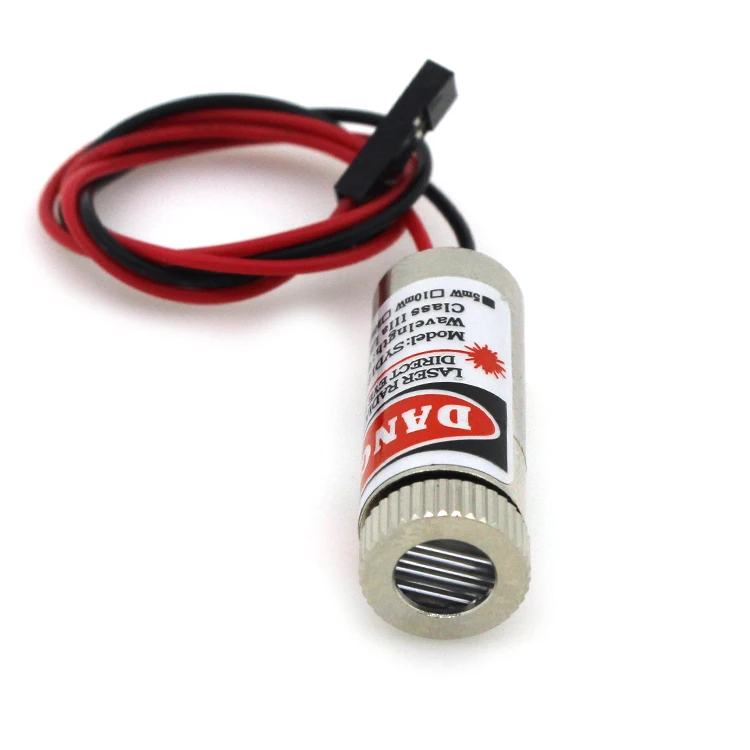 2 Pz 12Mm 5Mw Modulo Laser Linea Rossa Mxd1230 Punto Spot Size Testa Di Emissione Laser Regolabile Per Stampante 3D Scanner Ciclop 3 D0266