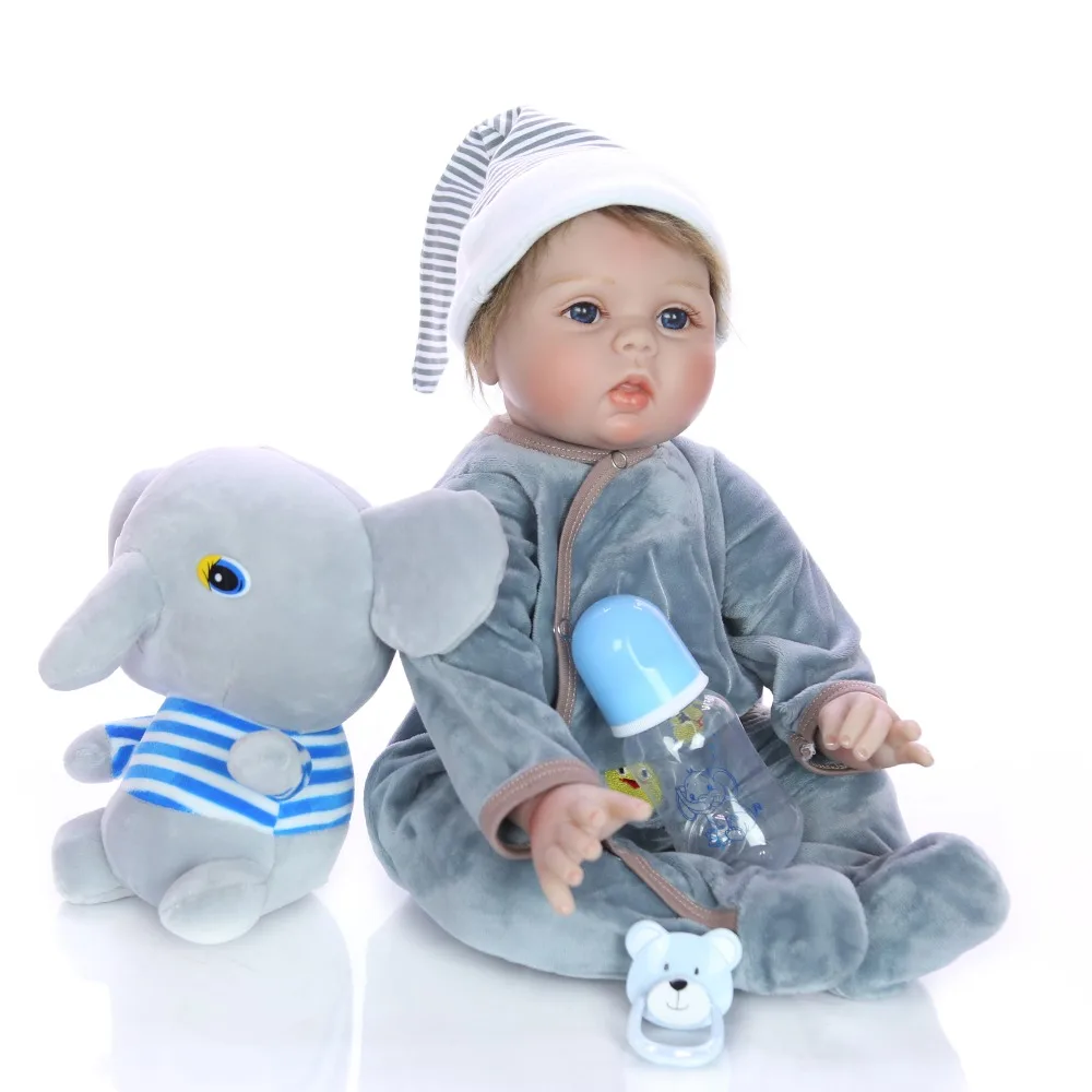 Супер Reborn baby силиконовые куклы 22 дюйма 55 см мягкие настоящие сенсорные bebes reborn menino bonecas детские модные куклы reborn Подарочные игрушки