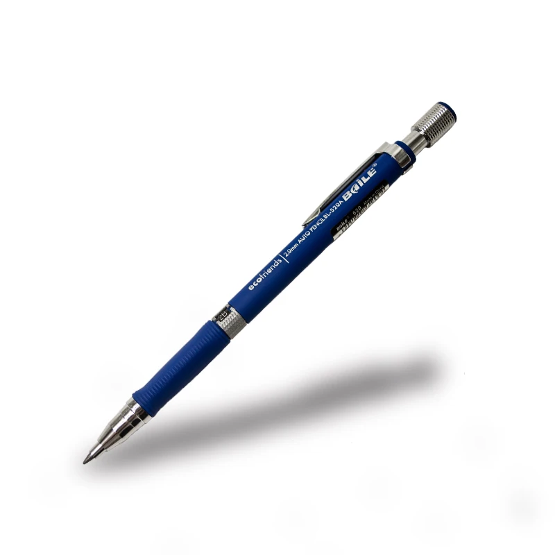 1 шт., 2 мм, пластиковый и металлический свинцовый держатель, механический черновой карандаш для рисования, 2,0 мм, свинцовый держатель, механический карандаш