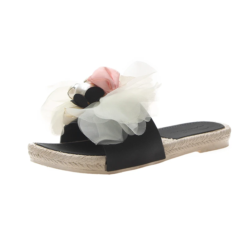 

Tangnest 2019 New Summer Fashion Solid Outdoor Women Slippers Casual Soft Comfortable With String Bead Size 36-40 XWT1634