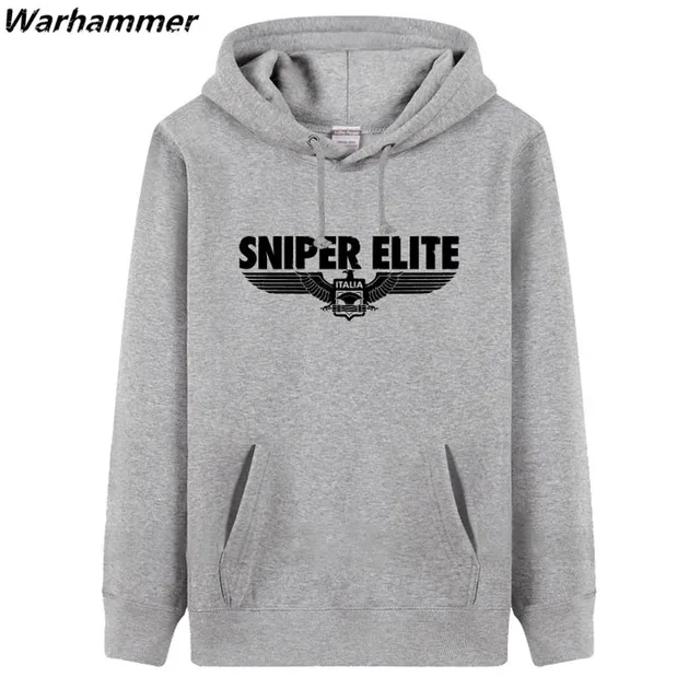 Warhammer Games Sniper Elite Hoodies Men Print SNIPER ELITE Winter ...