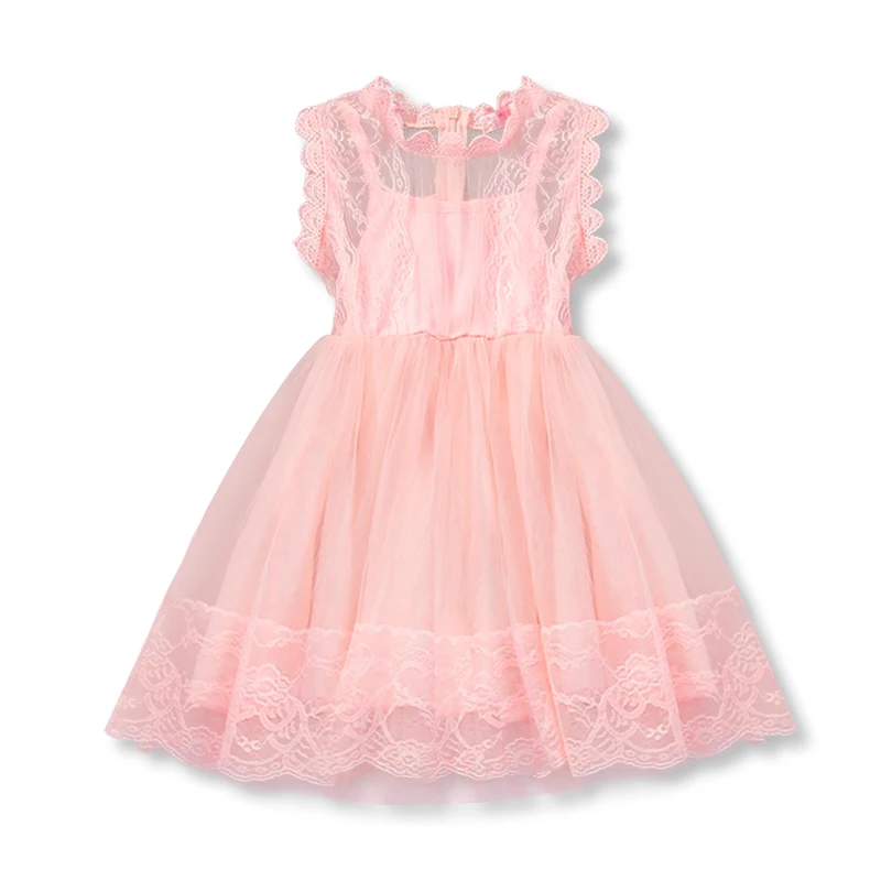Новинка года; Летние платья для девочек; детское шифоновое платье принцессы для девочек; милая одежда из тюля с цветочным рисунком; детское праздничное платье для дня рождения