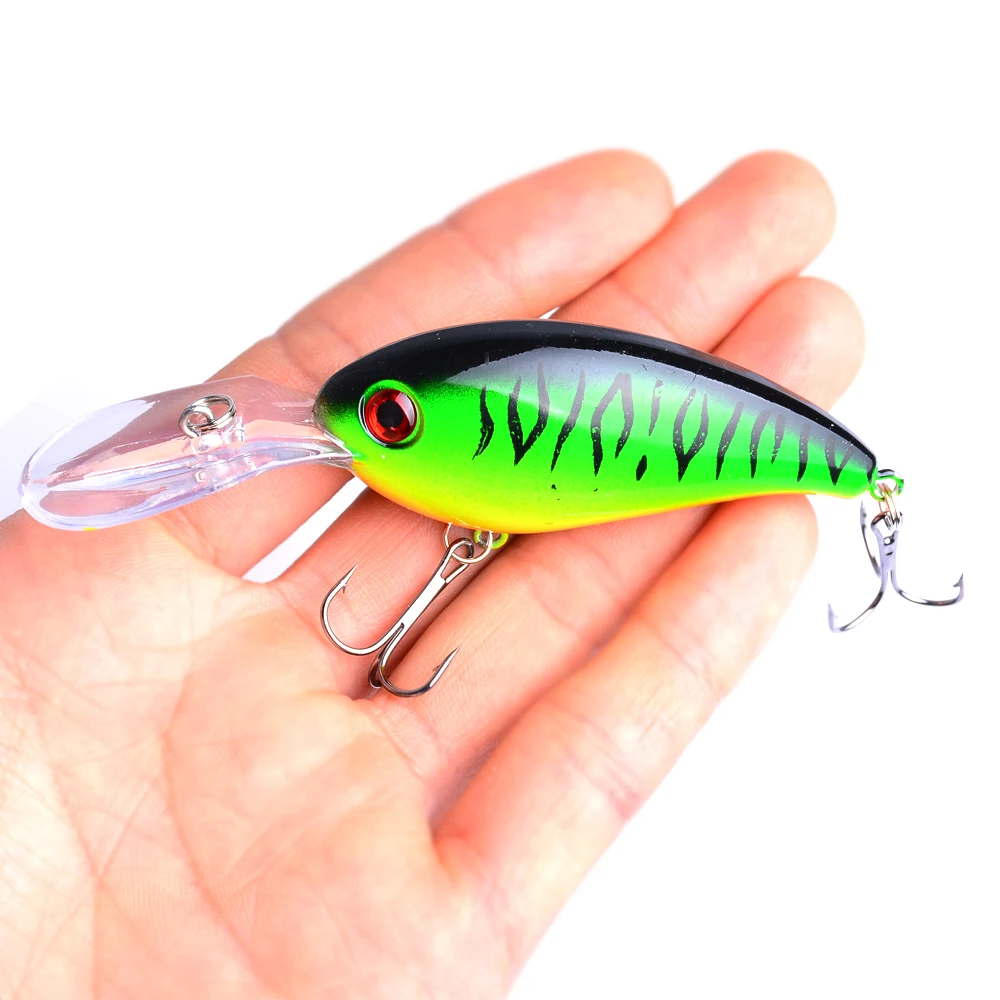  1PCS Swim Fish Fishing Lure 10cm 14g Artificial Hard Crank Bait Topwater Wobblers Japan Mini Fishin