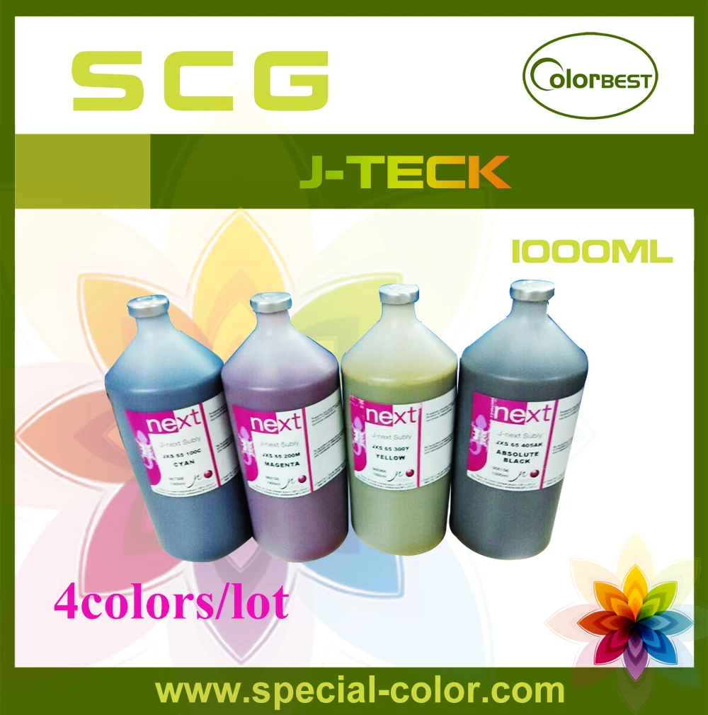 

4Colors Colorbest Supply J-Next Subly JXS-65 Dye Sublimation Ink for DX4/DX5/DX7 Printhead