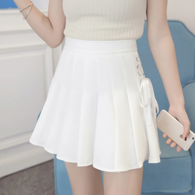 الفتيات التنس تنورة مطوي تنورة الإناث الأشرطة التعادل القوس تنورة البرية طالب التشجيع تنورة كلية الرياح الفتيات التنس تنورة مطوي تنورة الإناث الأشرطة التعادل القوس تنورة البرية طالب التشجيع تنورة كلية الرياح