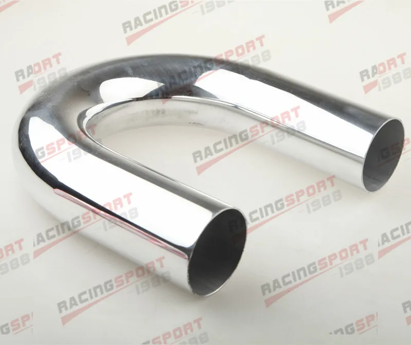 1.75&quot 180 Degree Aluminum Turbo Intercooler Pipe Piping Tube Tubing L=610mm |