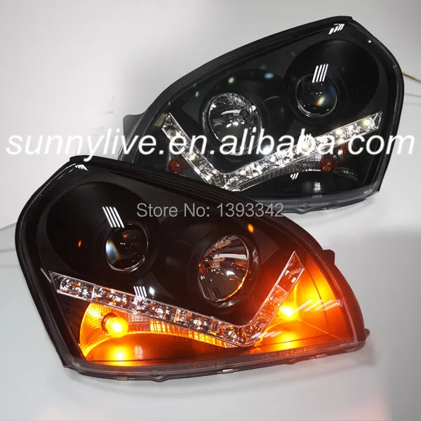 

For Hyundai Tucson 2004-2008 LED Head Lamp