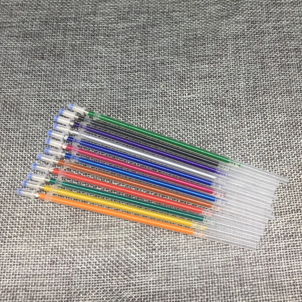 Full Shinning Colourful Gel Pen Refills-5