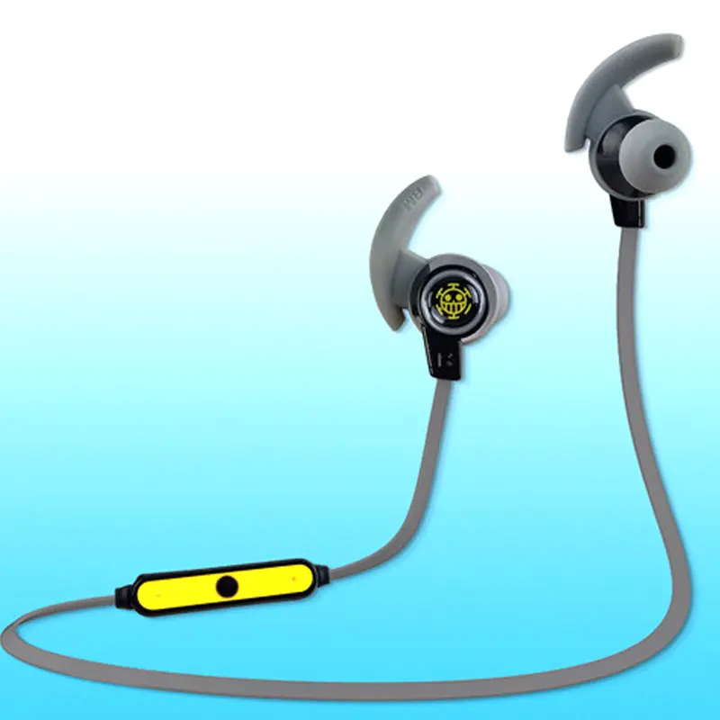 Anime de One Piece Trafalgar Law MLLSE Cráneo Auriculares Inalámbricos y Auriculares Auriculares Bluetooth Deporte Auriculares para El Iphone Samsung