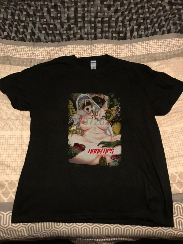 

VTG HOOk UPS - style 2 skateboard Anime Hentai monster tits T-shirt