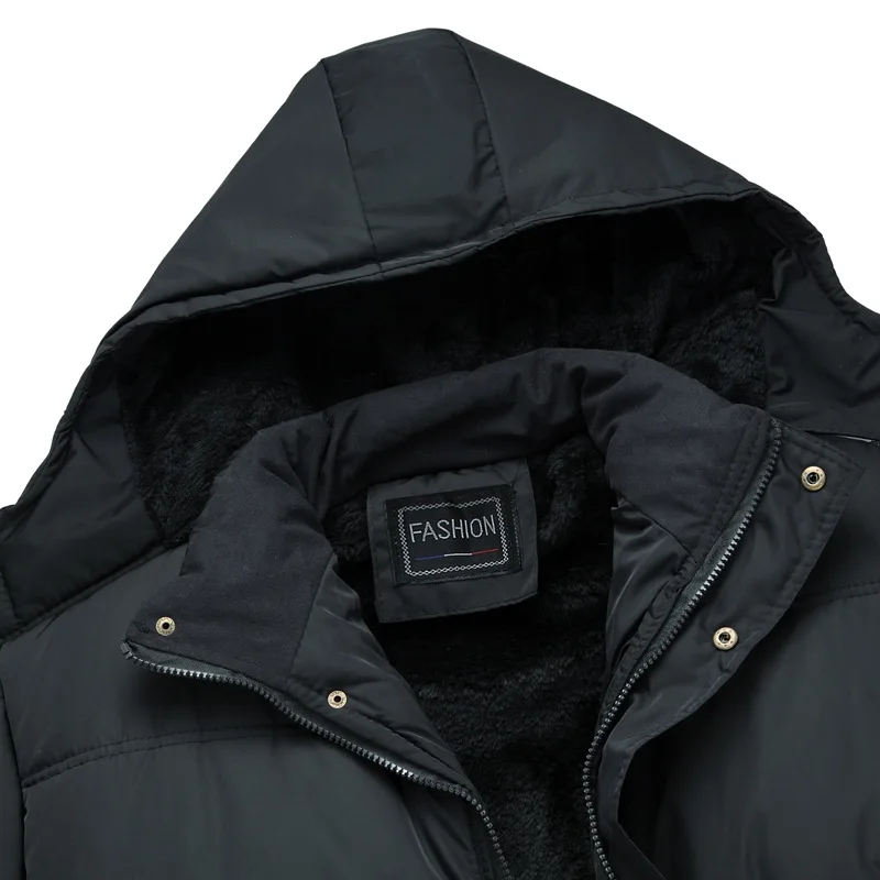 НОВЫЕ куртки для мужчин, зимнее пальто, мужская Тонкая куртка, хлопок, теплая, утолщенная, с капюшоном, пальто, удобная одежда размера плюс 5XL