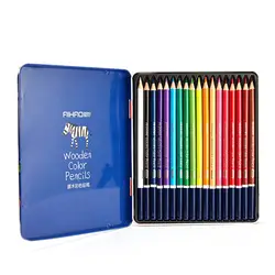 Студент Милые 12/18/24/36 деревянный Цвет карандаш DIY Профессиональный карандаши для детей школьные принадлежности 951