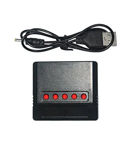 Зарядное устройство для аккумулятора X5 5 в 1 3 7 USB JJRC H36 Hubsan H107D H107L X4 Wltoys Syma X5C/UDI