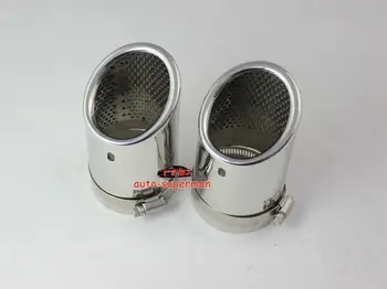 

CHROME EXHAUST MUFFLER TIP For audi A4 B8 2009 - 2013
