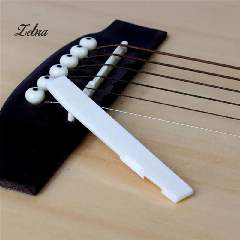 Musiclily Sella Compensata In Osso Per Chitarra Classica, DJ-06 80x3x9mm (2 Pezzi - Foto 6