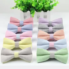 Lawny, женский, мужской галстук-бабочка, высокое качество, гибкий галстук-бабочка, гладкий галстук, мягкий однотонный цвет, Бабочка, декоративный узор, разноцветные Галстуки