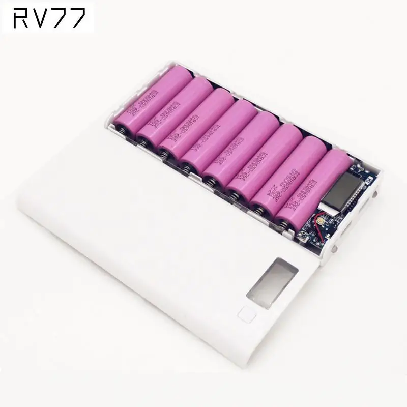 

17*8*2.2cm High Quality 5V Dual USB 18650 Power Bank Battery Box Mobile Phone Charger For iphone6 Plus S6