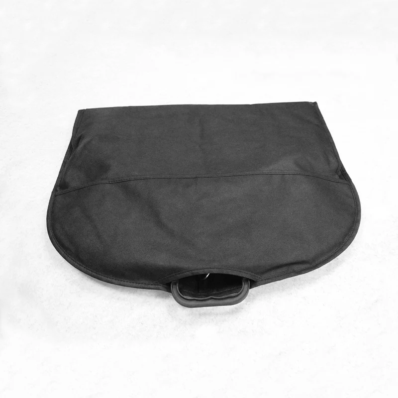 Черный пылезащитный чехол на молнии для портативного путешествия бизнес мужская одежда костюм куртка защита для хранения складной LO004