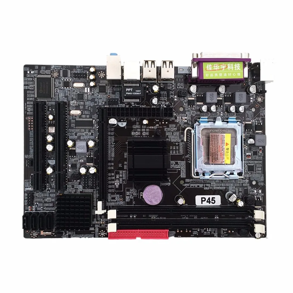 

Professional Mainboard P45 Socket LGA 771 DDR3 Memory 8GB Computer Motherboard Support Xeon CPU 6-channel Audio Chip for Intel