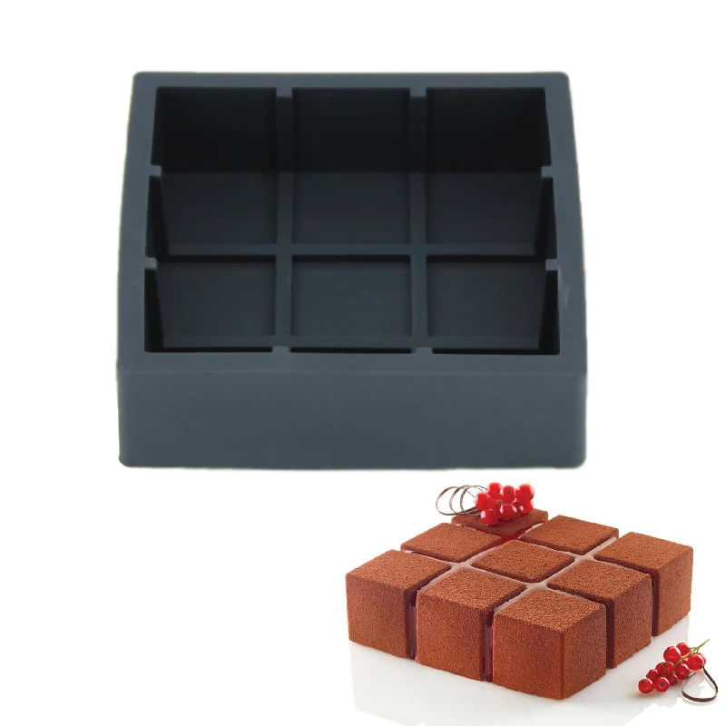 

Silicone 3D Geometric Cake Baking Mold For Chocolate Mousse Chiffon Pastry Decorating Tools