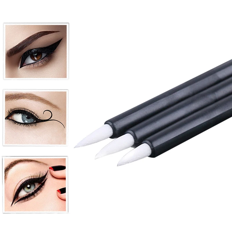 XIMIVOGUE 25Pcs/pack Profession Make Up Brushes Eyeliner Disposable Eye