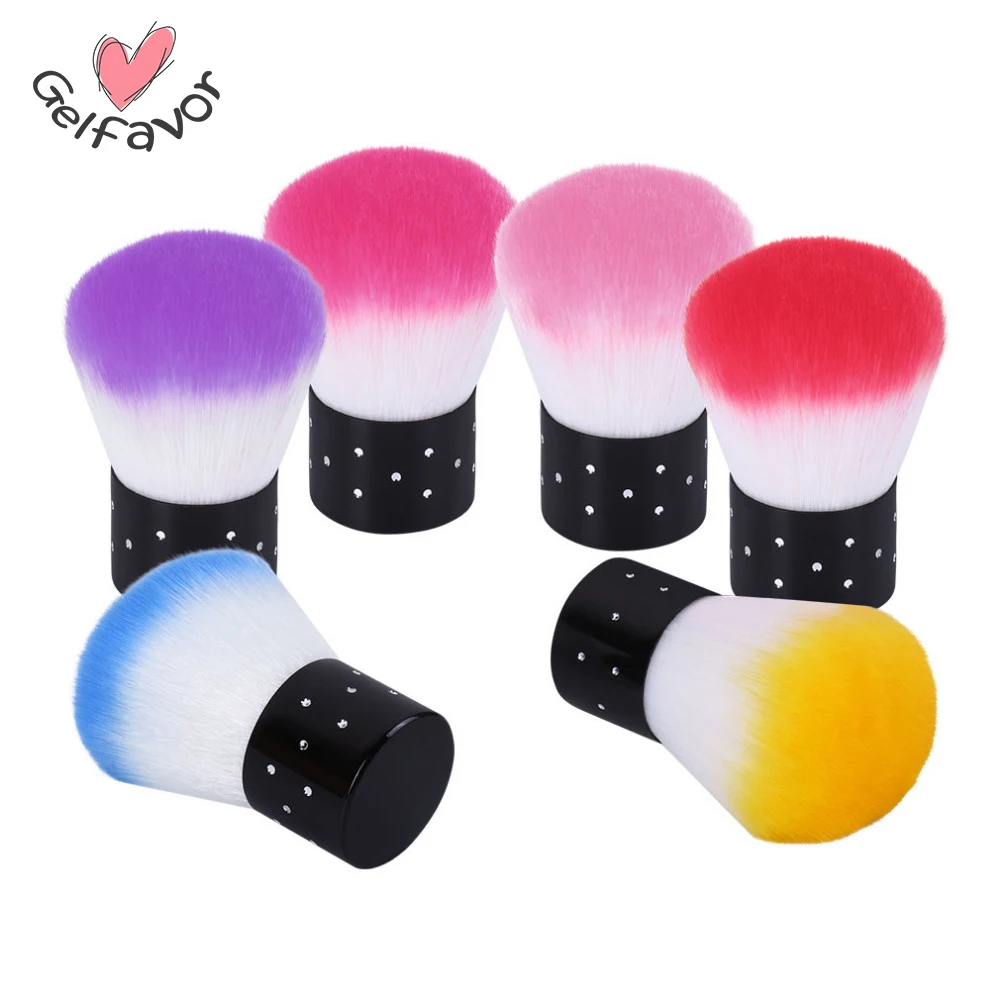 

Gelfavor 1PCS Nail Tools Brush For Acrylic & UV Gel Nail Art Dust Clean Brush Manicure Pedicure Tool Nail Art Dust Cleaner