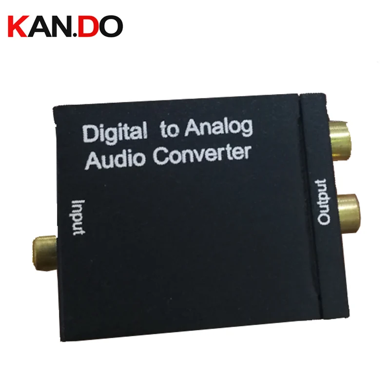 Digital to Analog Signal Audio Sound Adapter ADC Converter Optical