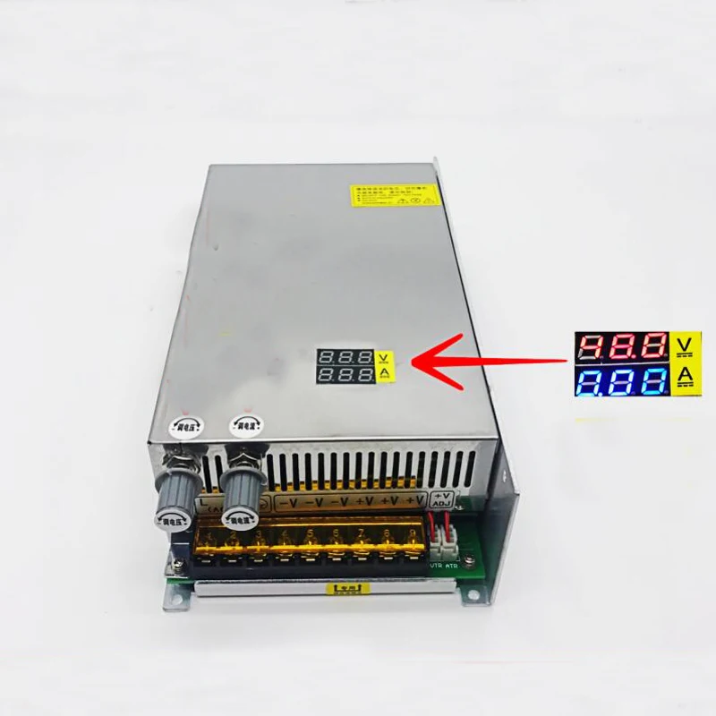 Switching Power Supply 0 48V 0 20A 1000W Digital Display Voltage and