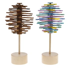 Конфетная Деревянная волшебная палочка, игрушка для снятия стресса, вращающийся леденец, креативное художественное украшение, Офисная декомпрессионная игрушка для мальчиков и девочек