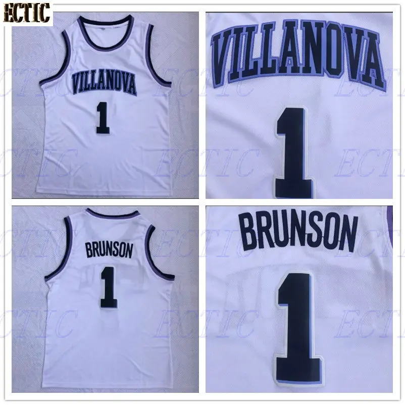 2018 new arrival ECTIC jersey Men's 1 Jalen Brunson Villanova