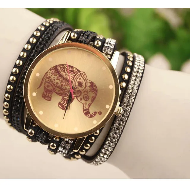 Fashion Bracelet Watch Clock Gift Woman Luxury Brand watches Elephant Watch Wome Fashion Bracelet Watch Clock Gift Woman Luxury Brand watches Elephant Watch Wome