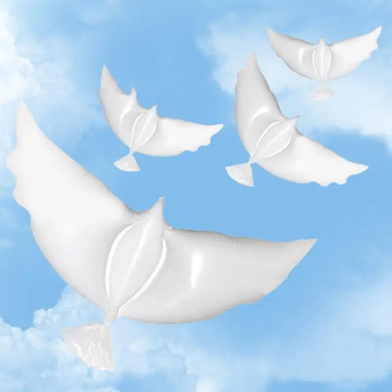 

10pcs/set Pigeon Balloons Eco Flying Peace Dove Balloons Birthday Party Wedding Christmas Decorations for Home