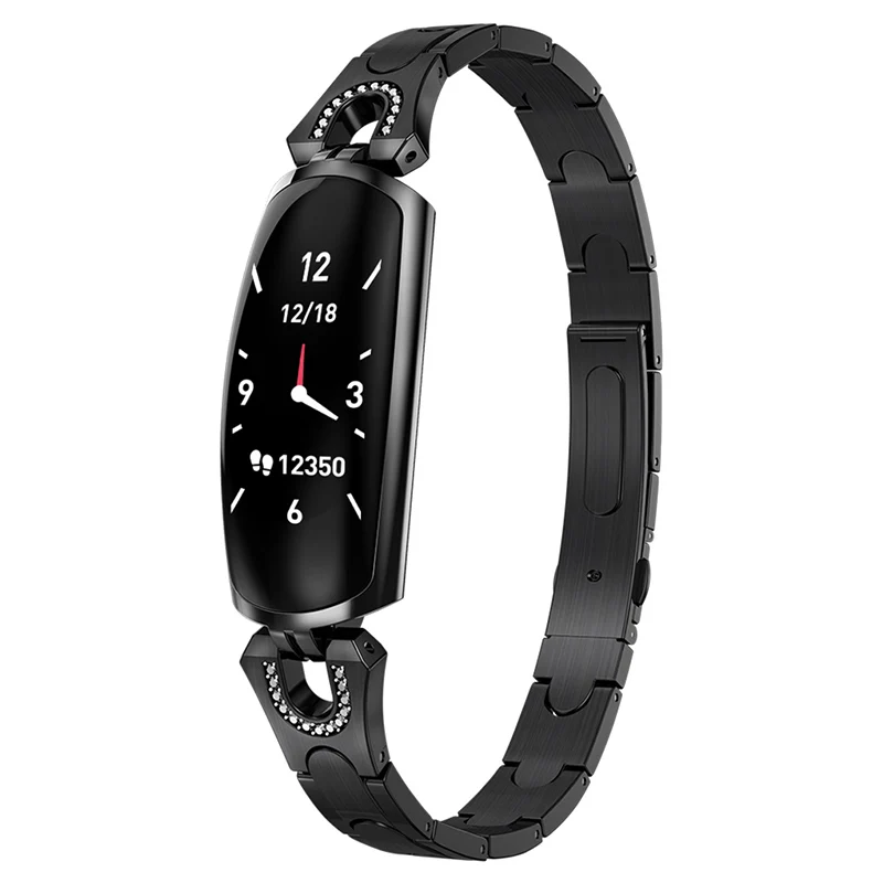 2019 AK16 Women Smart Band Fitness Bracelet Heart Rate Bracelet Blood Pressure WristWatch Fitness Tracker Smart Watch Smartband  (2)