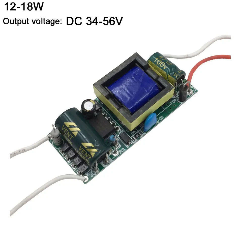 Светодиодный источник питания трансформатор 3 Вт-36 Вт 300 мА с драйвером постоянного тока для светодиода AC 110 В 220 в преобразователь в DC напряжение 50 Гц 60 Гц