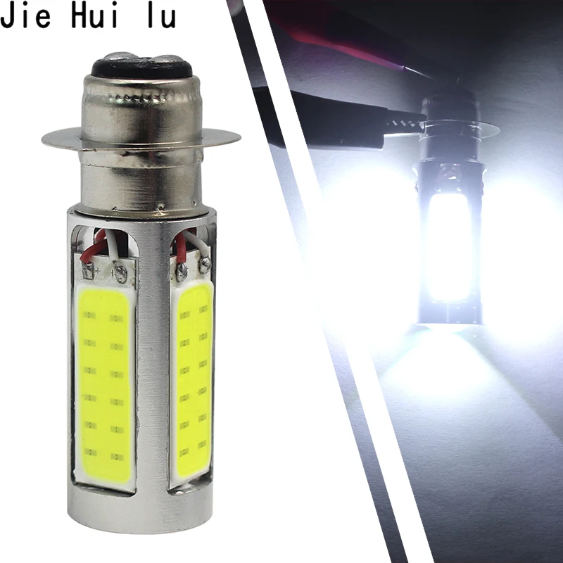 

Universal 12V Led Motorcycle Headlight Bulbs 10W P15d Px15d Cob 6500K Lamp Scooter ATV Motorbike Fog Lights For Suzuki 1Pcs