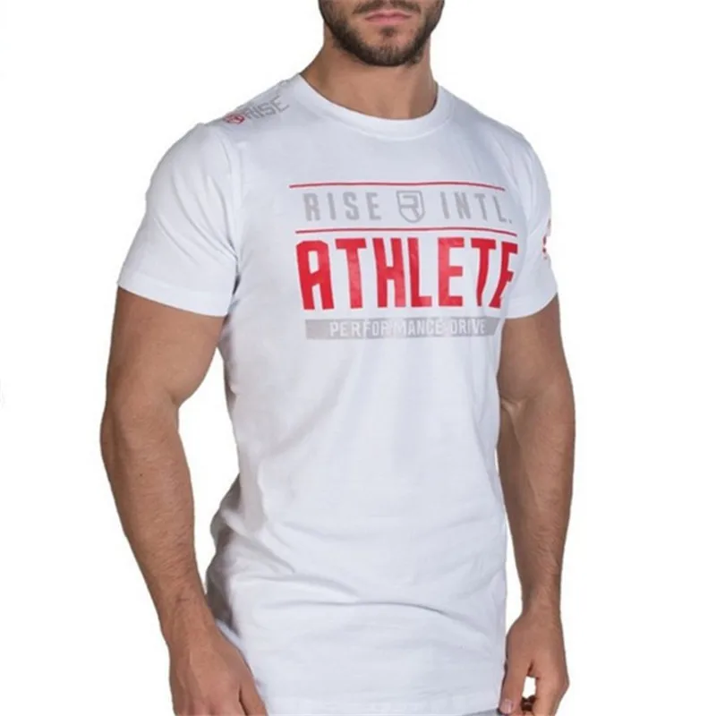 2019 musculação fitness esporte correndo homem algodão