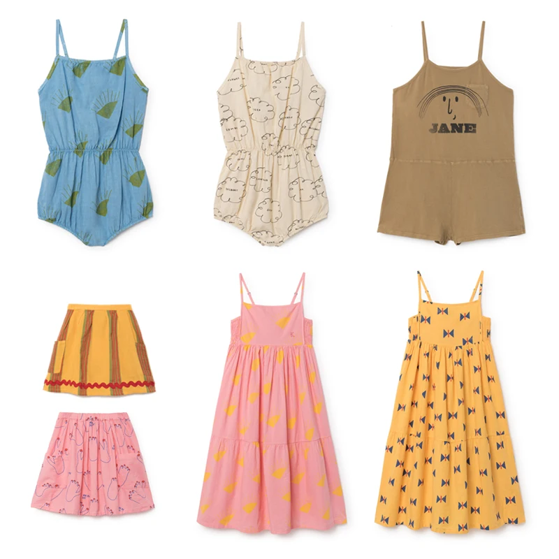 PRE SALE font b 2018 b font font b Summer b font Bobo Choses Baby Girls