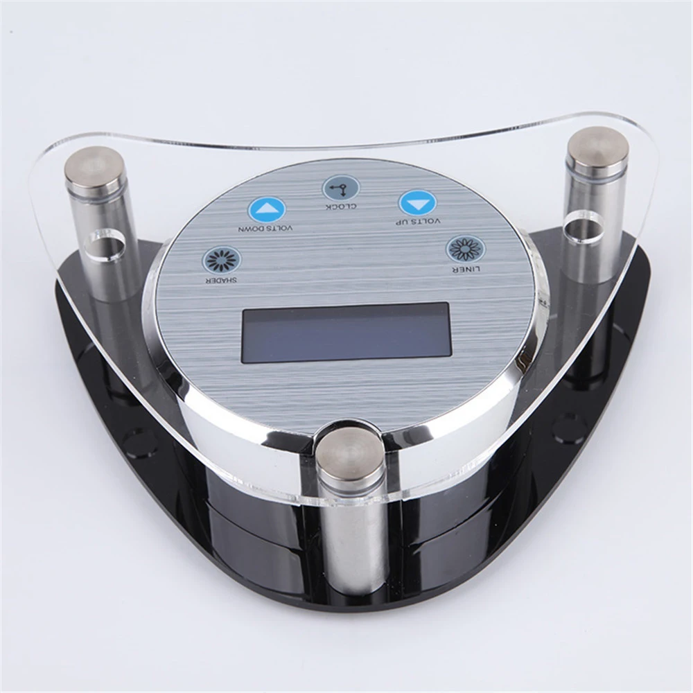 

Tattoo Power Supply New Tattoo Machine Intelligent Digital LCD Makeup Dual Tattoo Power Supply Acrylic Power Source Supplies Set