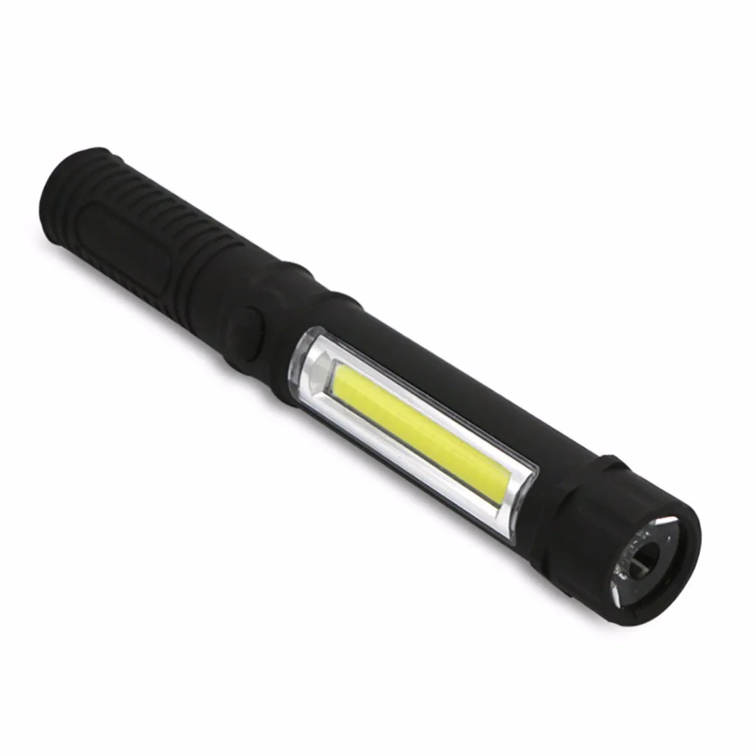 New Arrvied Brand Mini Multifunction 10000 Lumens Zoomable LED Flashlight COB Work Hand Torch Lamp
