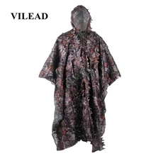 VILEAD 3D Maple Ghillie Suits Leaf Bionic Tactical Hunting Clothes Outdoor Military Poncho Sniper Birdwatching Camouflage Jungle comfortable military adults woodland camouflage hunting 3d leaf ghillie suits military camo covering netting jungle suits