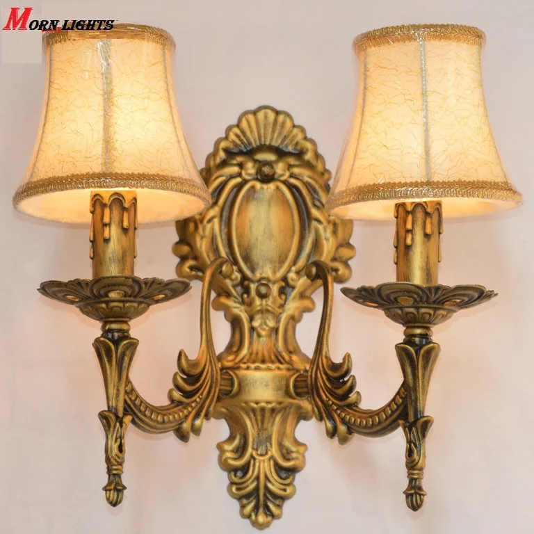 FREE Shipping Antique bronze wall sconce Light fashion bedroom bedside lamp antique Wall Light Modern